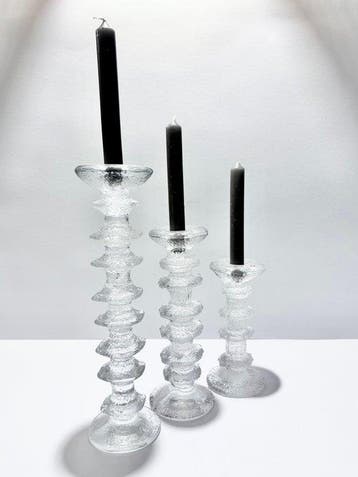 Iittala - Timo Sarpaneva - Kandelaar Festivo (3) - Bevroren