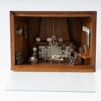 Miniatuurkamer met inhoud - Diverse makers - Figurine -