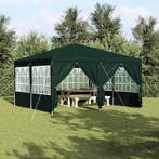 vidaXL Partytent Groen 400 x 400 x 266 cm Polyetheen, Tuin en Terras, Partytenten, Verzenden, Nieuw