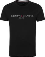 Tommy Hilfiger Logo T-shirt Zwart maat Maat 52/54 (L) Heren, Kleding | Heren, T-shirts, Maat 52/54 (L), Verzenden, Zwart, Tommy Hilfiger