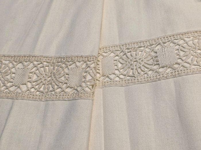 Laken (3) - 280 cm - 240 cm - Antieke decoraties, Antiquités & Art, Tapis & Textile