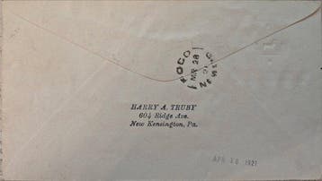 Newfoundland 1921 - 1921 Luchtpost Fogo - Speciale vlucht