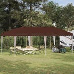 vidaXL Pop-up Feesttent 575 x 290 x 245 cm Bruin, Verzenden, Nieuw