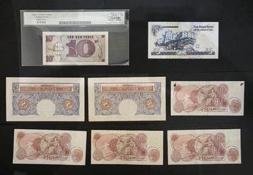 Wereld. - 8 Banknotes - Various Dates (Zonder minimumprijs)