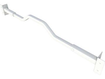 Veiling - Barrièrestang - Wit - Staal - Secu - SecuBar Comb, Nieuw