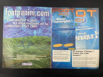 2000/01 Panini Original Sticker Album Foot 2001, Nieuw