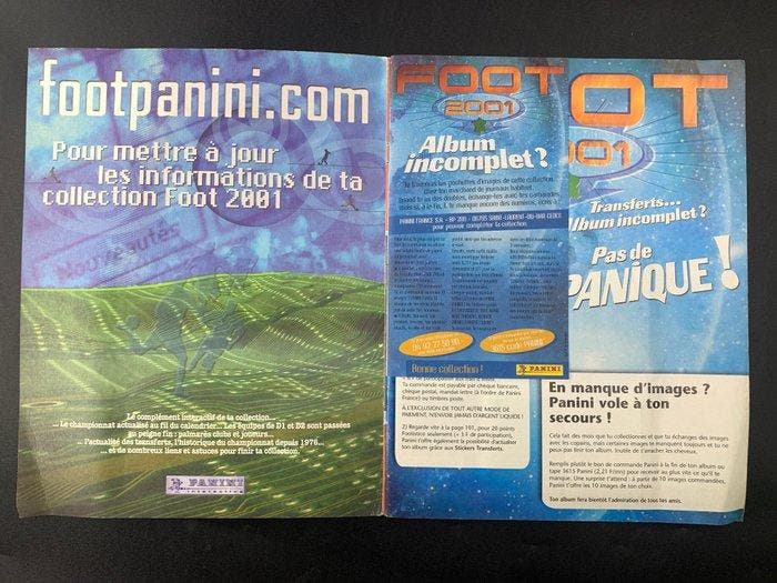 2000/01 Panini Original Sticker Album Foot 2001, Collections, Autocollants