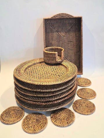 Flamant - Assiette (13) - Onderborden + glasonderzetters -