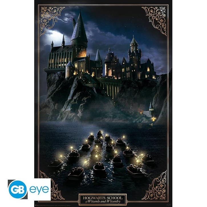 Harry Potter Hogwarts Castle Poster 91.5 x 61cm, Collections, Harry Potter, Enlèvement ou Envoi