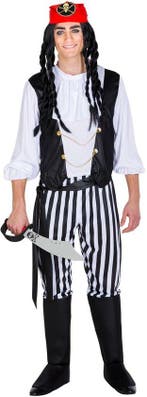 2dekans | dressforfun - Herenkostuum piraat Captain, Ophalen of Verzenden, Nieuw