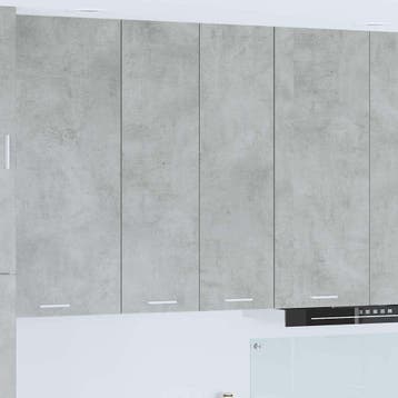 vidaXL Hangkast Beton Grijs 60 x 31 x 100 cm Bewerkt hout, Verzenden, Nieuw