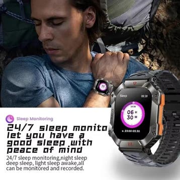 Halo Smartwatch - Silicoon Bandje - 2 Display - Hartslag, Verzenden, Nieuw, Xiaomi