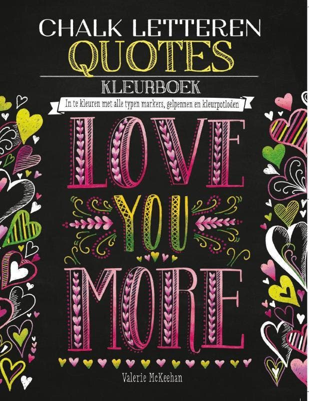 Chalk letteren Quotes kleurboek 9789045321110, Livres, Loisirs & Temps libre, Envoi