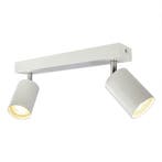 Moderne plafond spot dubbel opbouw wit 2 x GU10 fitting, Huis en Inrichting, Lampen | Overige, Verzenden, Nieuw, Modern