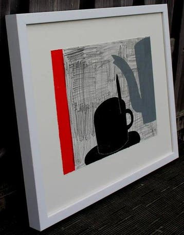 Klaas Gubbels (1934) - Stilleven in een nieuwe moderne witte, Antiquités & Art