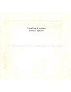 1972 OPEL DIPLOMAT BROCHURE NEDERLANDS, Nieuw