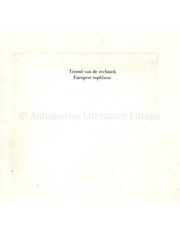 1972 OPEL DIPLOMAT BROCHURE NEDERLANDS, Nieuw