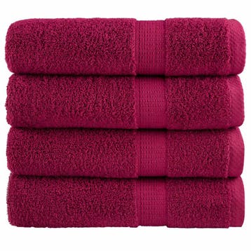 vidaXL Badhanddoeken SOLUND 4 st 600 g/m² 70x140 cm, Verzenden, Nieuw
