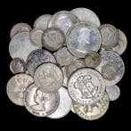 Monde. 5 Pesos, 1/2 Dollar, 50 Schilling, 100 Francos, ECU,, Postzegels en Munten