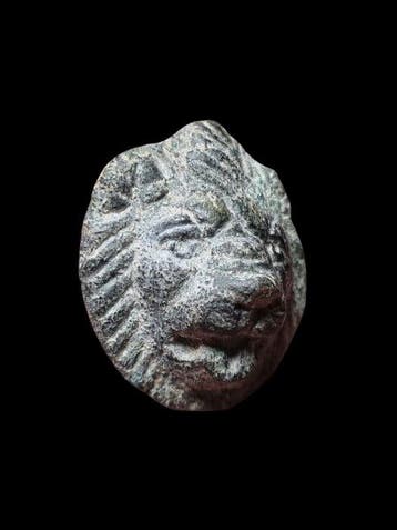 Oud-Romeins Very Rare Ancient Roman military Lion Phalera