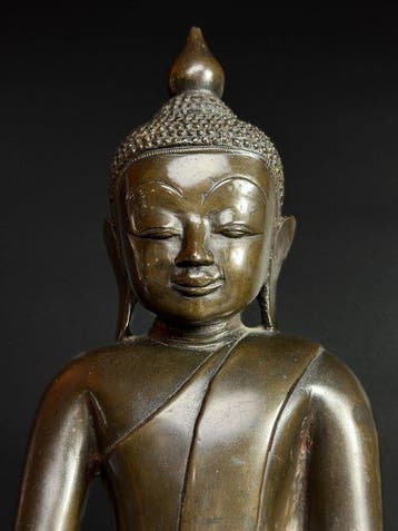 Bouddha - Ava Kingdom - 17th/18th century - Beeld -, Antiek en Kunst