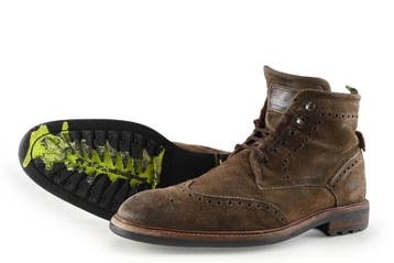 Floris van Bommel Veterboots in maat 42½ Bruin, Bruin, Verzenden, Boots, Floris van Bommel