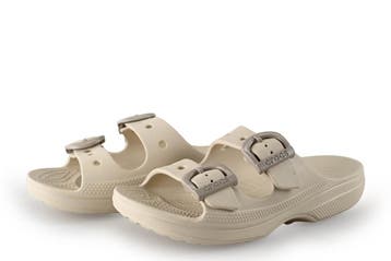 Crocs Sandalen in maat 41½ Beige, Kleding | Dames, Verzenden, Beige, Sandalen of Muiltjes, Zo goed als nieuw