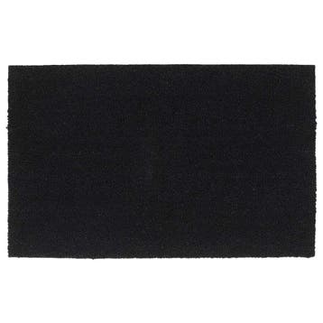 vidaXL Deurmat 50x80 cm getufte kokosvezel zwart, Verzenden