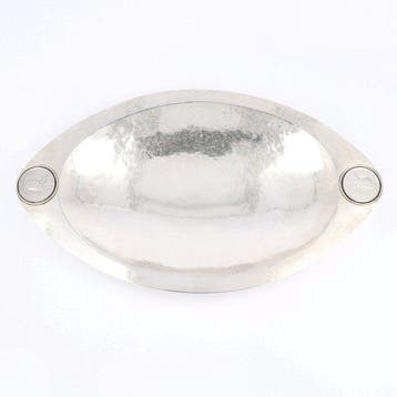 Fruitschaal Confoederatio Helvetica - Schaal - .930 zilver, Antiek en Kunst