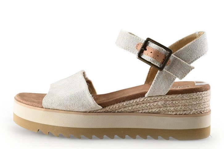 Toms Sandalen in maat 42 Wit, Kleding | Dames, Schoenen, Wit, Zo goed als nieuw, Sandalen of Muiltjes, Verzenden