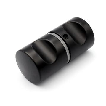 Douchedeurknop 707 rond 30mm - Zwart, Doe-het-zelf en Bouw, Glas en Ramen, Verzenden, Nieuw