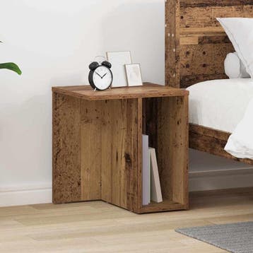 vidaXL Bijzettafel Oudhout 37 x 32 x 40 cm Bewerkt hout, Huis en Inrichting, Tafels | Bijzettafels, Verzenden, Nieuw