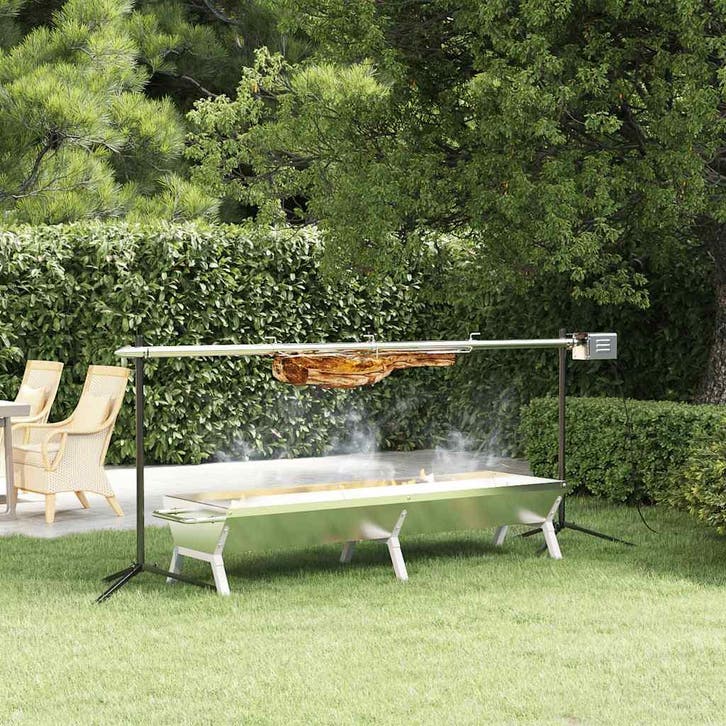vidaXL Barbecue grill- en bakset automatisch roestvrij staal, Elektronische apparatuur, Overige elektronische apparatuur, Nieuw