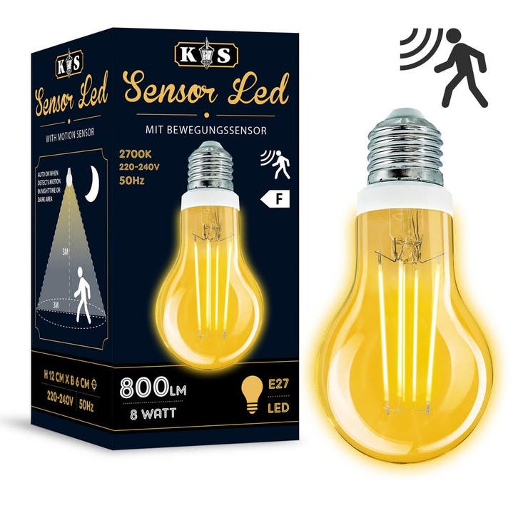 Buitenverlichting met bewegingssensor Sensor LED 8W Beweging, Tuin en Terras, Buitenverlichting, Verzenden