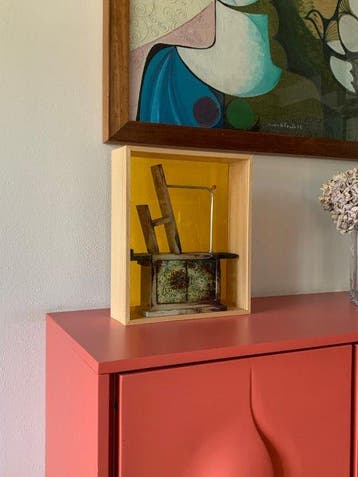 Icoon - Hout - Een miniatuurversie van de iconische