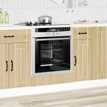 vidaXL Ovenkast Lucca bewerkt hout sonoma eikenkleurig, Huis en Inrichting, Verzenden, Nieuw