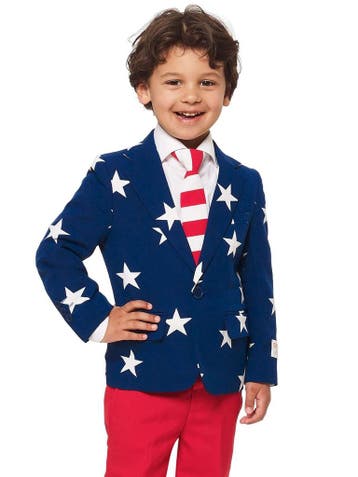 USA Stars Stripes Pak Jongen OppoSuits, Verzenden, Nieuw