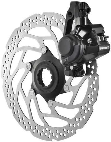 Shimano Schijfremklauw Br-m375 Postmount Voor/achter Zwart, Verzenden, Zo goed als nieuw, Shimano