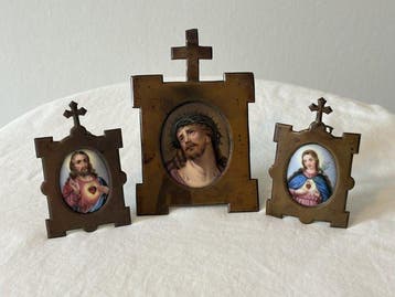 Complete serie van 3 Mooie Franse reisschrijnen (3) -