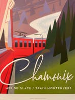 Monsieur Z - Affiche de Tourisme Le Train de Montenvers -