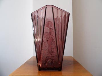 Val Saint Lambert - Charles Graffart - Vase - Le Basketteur