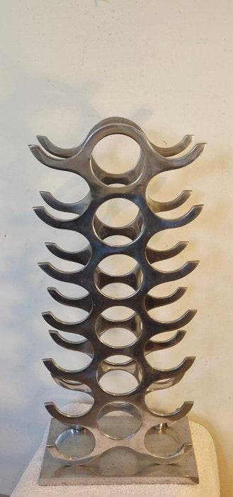 Michael Noll - Wijnrek - Aluminium - 18 flessen