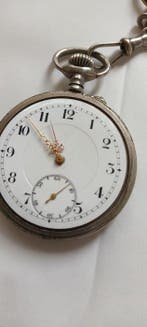 pocket BONA - chain - pocket watch - No Reserve Price -