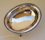 Hand-Hammered Italian Silver - Kom - Art Nouveau-stijl met, Antiek en Kunst