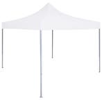 vidaXL Partytent inklapbaar 3x3 m staal wit, Verzenden