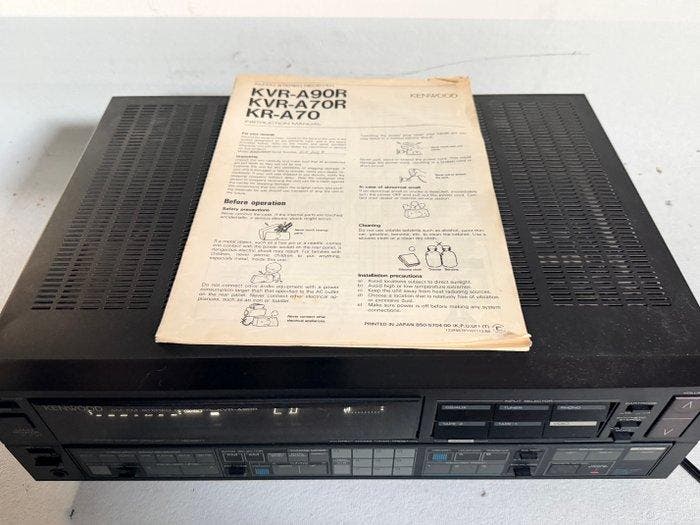 Kenwood - KVR-A90R Solid state stereo receiver, Audio, Tv en Foto, Radio's