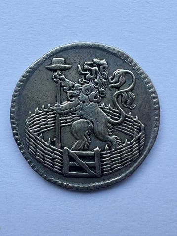 Nederland, Holland Zilveren Duit 1747