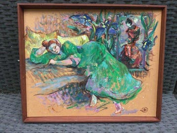 Borgen Lindhardt (1974) - Van Gogh kimono meisje