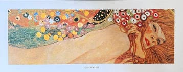 Gustav Klimt (1862-1918) - “Aqua Mossa, 1904”. - 50 x 20 cm.
