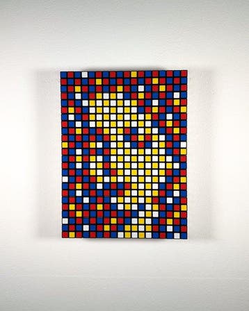 Giovanni Contardi - Rubiks Cube Mosaic - Quiete